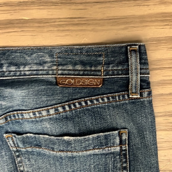 GOLDSIGN DENIM JENNY DISTRESSED JEANS SIZE 27 - Picture 9 of 16